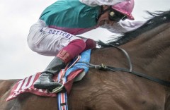 FRANKIE DETTORI RIDING ENABLE IN LAST STRIDE FOR SHORT NECK WIN IN THE “ARC”LONGCHAMP 7-10-18.Photo © George Selwyn +44 (0)7967 030722116 Wellington Parade Kent UK CT14 8AF.