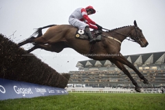 MR MEDIC AND JAMES BEST JUMP THE LAST FENCE IN FLUENT STYLE ON WAY TO WINNING.ASCOT 23-11-18©George Selwyn  07967 030722 email: george@georgeselwyn.co.uk Vat no:3308110 05