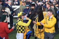 AL BOUM PHOTO AND PAUL TOWNEND AFTER WINNING GOLD CUP.CHELTENHAM 13-3-20.Photo © George Selwyn +44 (0)7967 030722116 Wellington Parade Kent UK CT14 8AF.