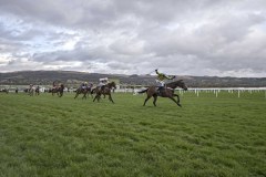 EPATANTE AND BARRY GERAGHTY PULL CLEAR OF RIVALS RACING UP THE HILL AFTER LAST FLIGHT TO WIN CHAMPION HURDLE.CHELTENHAM 10-3-20.Photo © George Selwyn +44 (0)7967 030722116 Wellington Parade Kent UK CT14 8AF.