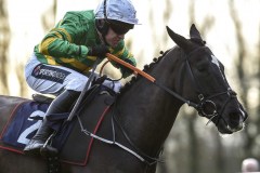 NOTRE PARI & BARRY GERAGHTY WINNING.FONTWELL 23-2-20.Photo © George Selwyn +44 (0)7967 030722116 Wellington Parade Kent UK CT14 8AF.