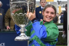 MISS M.O’SULLIVAN AFTER IT CAME TO PASS WON THE FOXHUNTERS.CHELTENHAM 13-3-20.Photo © George Selwyn +44 (0)7967 030722116 Wellington Parade Kent UK CT14 8AF.