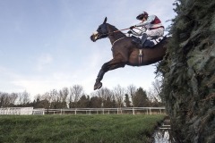 Sir Jack Yeats & James Best lead jumping third last fence on way to finishing second.Aintree 5-12-20.Photo © George Selwyn +44 (0)7967 030722116 Wellington Parade Kent UK CT14 8AF.