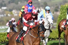 TIGER ROLL (K.DONOGHUE) ON WAY TIO FINISHING SECOND IN CROSS COUNTRY RACE.CHELTENHAM 11-3-20.Photo © George Selwyn +44 (0)7967 030722116 Wellington Parade Kent UK CT14 8AF.
