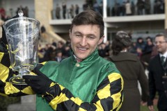 ADAM WEDGE AFTER WINNING ON LISNAGAR OSCAR.CHELTENHAM 12-3-20.Photo © George Selwyn +44 (0)7967 030722116 Wellington Parade Kent UK CT14 8AF.