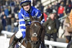 WILLIAM HENRY AND NICO DE BOIVILLE RETURN AFTER DRAMATIC WIN INTHE NATIONAL SPIRIT HURDLE.FONTWELL 23-2-20.Photo © George Selwyn +44 (0)7967 030722116 Wellington Parade Kent UK CT14 8AF.