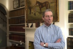 WILLIAM JARVIS IN HIS HOME.PHANTOM HOUSE STABLES NEWMARKET 6-2-20.Photo © George Selwyn +44 (0)7967 030722116 Wellington Parade Kent UK CT14 8AF.